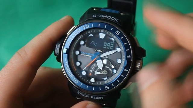 Обзор CASIO G-SHOCK GWN-Q1000-1A | Где купить со скидкой смотреть онлайн