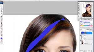 Урок по фотошопу. Мелирование волос. Цвет волос