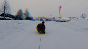 Как не надо кататься на санках | Дрифт на санках | БОЕВАЯ КЛАССИКА :)