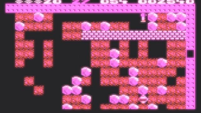 Boulder Dash (with reverb and glow filters) (ATARI 800)