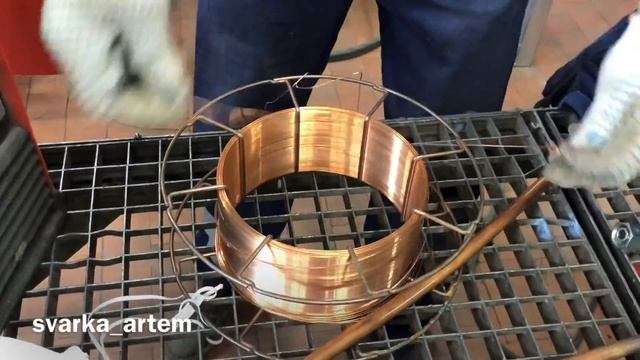 Как приварить, медь к стали? смотреть онлайн