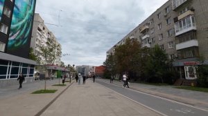 САРАТОВ. Прогулка по центральным улицам и набережной города. 4k-video