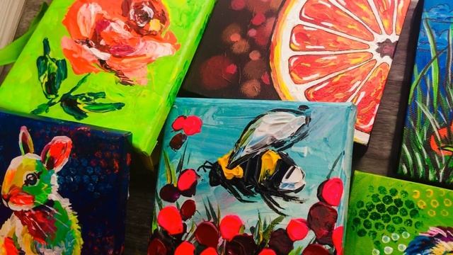 КАРТИНЫ НА ВЫСТАВКУ • Подготовила свои картины • смотреть онлайн