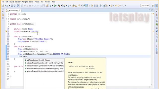 Video #63 - Java Swing Tutorial JCheckbox Example #3 смотреть онлайн