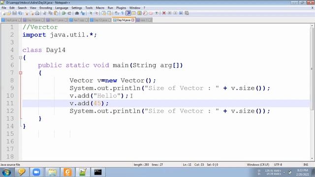 Java Topic 010 Vector смотреть онлайн