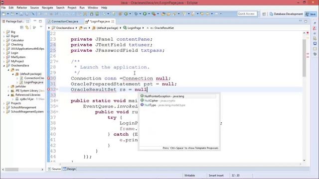 How to connect oracle database from java using Eclipse IDE смотреть онлайн