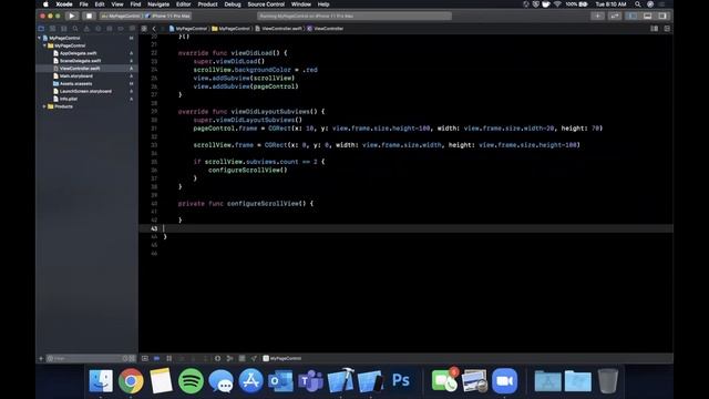 Page Control / View Pager in App (Swift 5) - Xcode 11, iOS for Beginners
