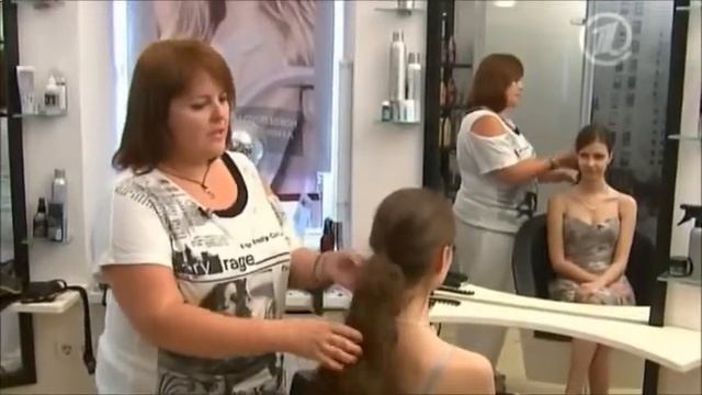 Хвост из кос для тонких волос смотреть онлайн