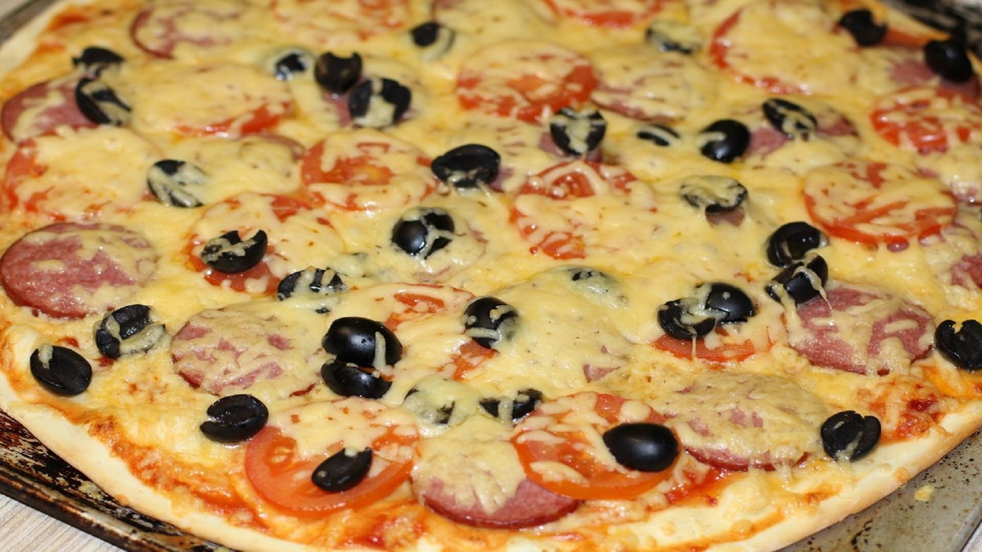 простые рецепты пиццы в домашних условиях видео фото 107