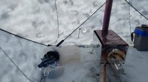 Рыбалка в зимних палатках. Январь 2023