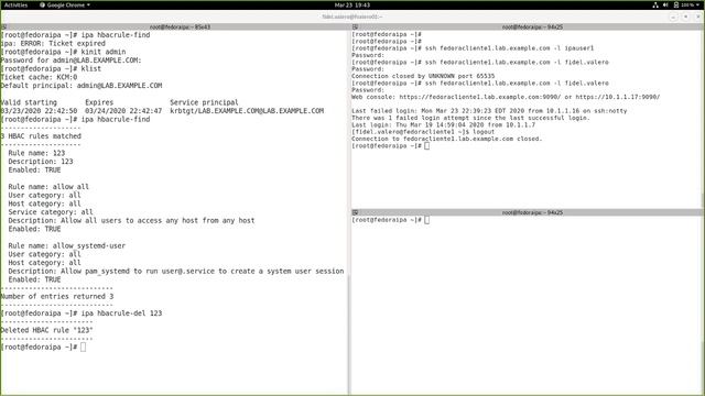 FreeIPA - Como configurar HBAC смотреть онлайн