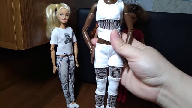 Спортивные костюмы для кукол Барби безграничные движения. смотреть онлайн