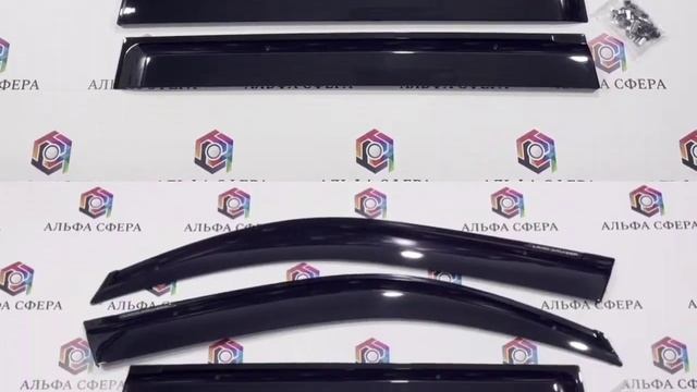 Дефлекторы на окна Toyota Land Cruiser Prado 150 2009- смотреть онлайн