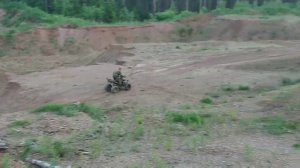 Квадроцикл Patron Sсaner / Патрон Сканер 250 на карьерах. часть 1