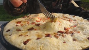Колотуха или омлет с салом по белорусски(делюсь рецептом).