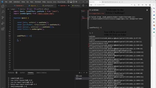Trivia Challenge App in TypeScript | No Talking смотреть онлайн
