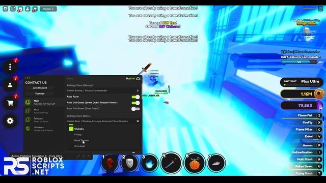 [?UPDATE 5] ROBLOX Anime Fighting Simulator X Script Hack: FAST AUTO FARM, FAST Yen Farm! *PASTEBIN смотреть онлайн