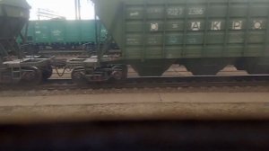 Поездка на поезде ЭД9М-0038! Вологда-1 — Буй. От станции Льнокомбинат до станции Лоста.