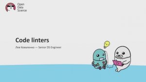 5.3. Code linters - ODS MLOps course 2024