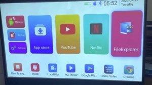 Smart portable projector Byintek U70 pro