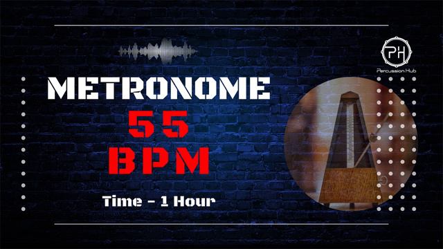 55 BPM Metronome | 1 Hour смотреть онлайн