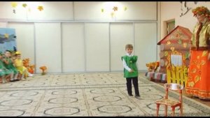Осенний утренник в старшей группе "Приключение непослушного огурчика"