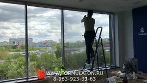 Атермальная тонировка окон здания