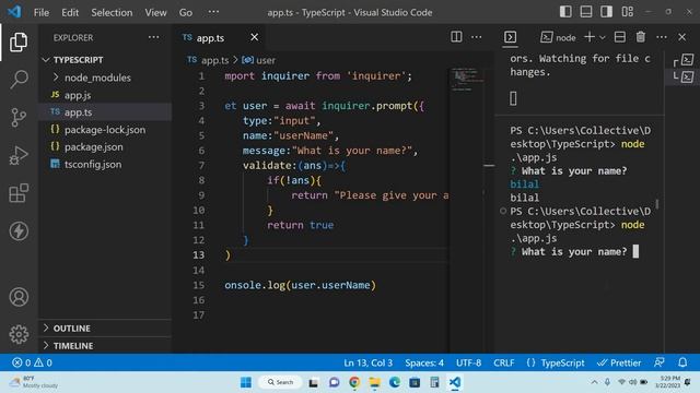 Inquirer Library | npm inquirer | How to install & use Inquirer Library (Hindi/Urdu) смотреть онлайн
