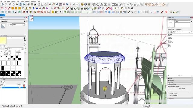 Modeling the Taj Mahal - World’s Greatest Architecture - Sketchup and Vray смотреть онлайн