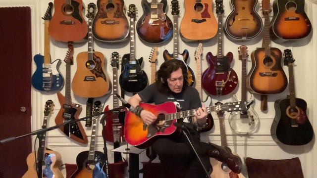 Epiphone Hummingbird by Gibson Acoustic Guitar, 1996, Sound Demo #GuitarDemos #OpenTuning смотреть онлайн