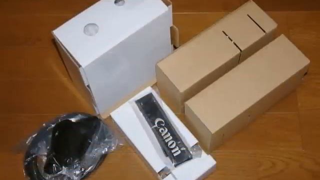 Canon EOS-1D unboxing