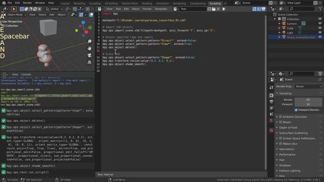 Blender: Scripting
