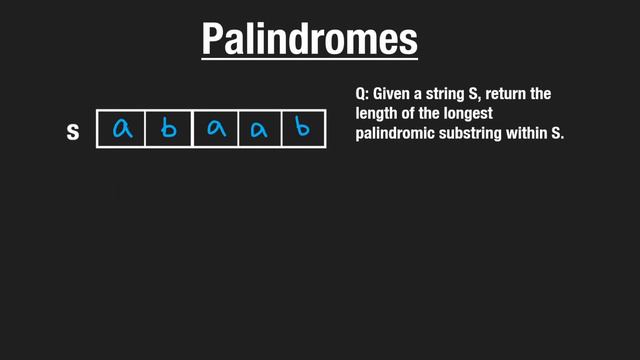 7. Dynamic Programming: 4. Palindromes (RU)