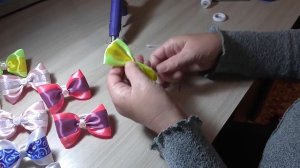 Самые простые бантики-резинки для волос