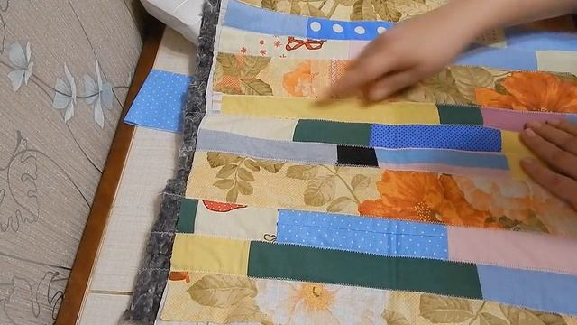 Сидушки на стулья  из лоскутков ✂️ Обрезков ткани! Своими руками.