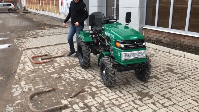 Обзор минитрактор Файтер Т15 смотреть онлайн