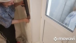 Подрезка обоев под уголок ПВХ откосов