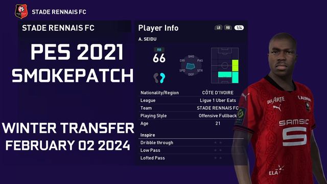 PES 2021 SMOKEPATCH OPTION FILE VOL.5 WINTER TRANSFER 24/25