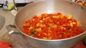 Овощное рагу без уксуса . Заготовка на зиму.