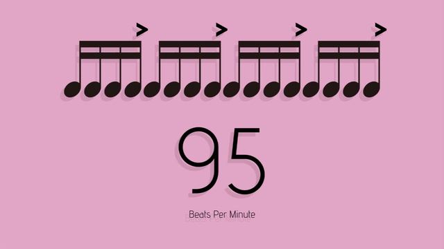 BPM = 95　メトロノーム - metronome - 16分 アクセント1-4 смотреть онлайн