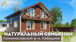 НАТУРАЛЬНЫЙ СЕМЬЯНИН| Дом 150 м² | Фасадное освещение | Терраса | Ломоносовский р-н #купитьдом