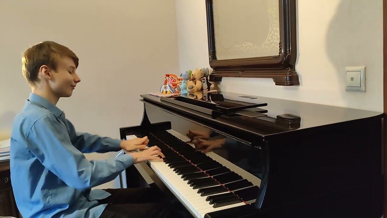 Захар Внутских, Бетховен соната для фортепиано ля мажор оп.2 №2 1 часть смотреть онлайн