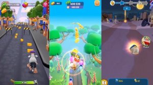 Talking Tom Gold Run 2 vs Booba Rush vs Rabbids Crazy Rush.Том-Цезарь против Безумных Бегунов