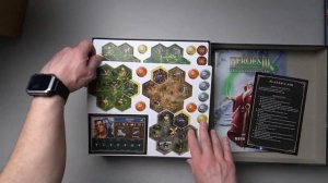 Heroes of might and magic board game grail pladge unboxing video