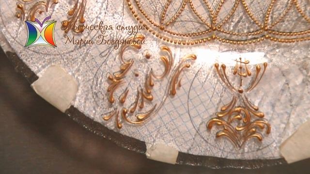 Роспись тарелки в восточном стиле смотреть онлайн