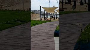 Дорога к пляжу от отеля Ramada hotel and Suites by Wyndham Dubai JBR