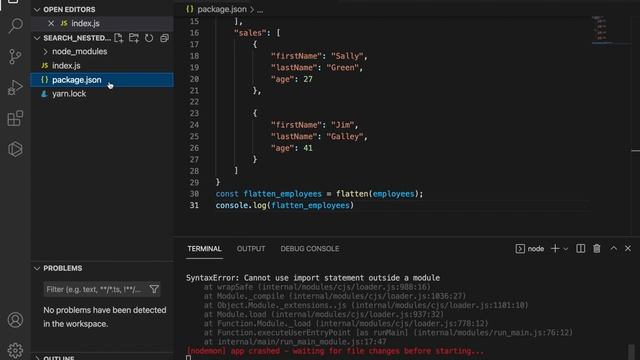 How to search in nested complex JSON смотреть онлайн