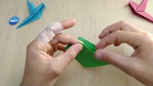 Как Сделать Птичку Из Бумаги/Оригами Птичка/How to Make a Bird Out of Paper/Origami Bird