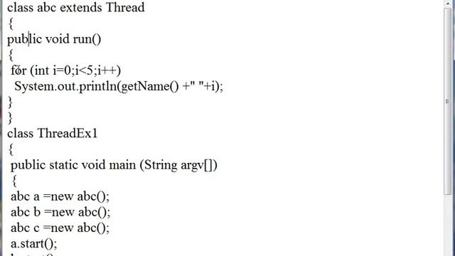 Learn Java Tutorial 26 Thread with Example смотреть онлайн