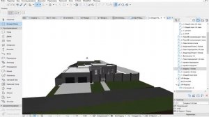 Процесс проектирования жилого дома. ARCHICAD 23. BIM моделирование.
